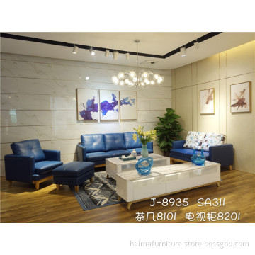 Genuine Leather New Sofa